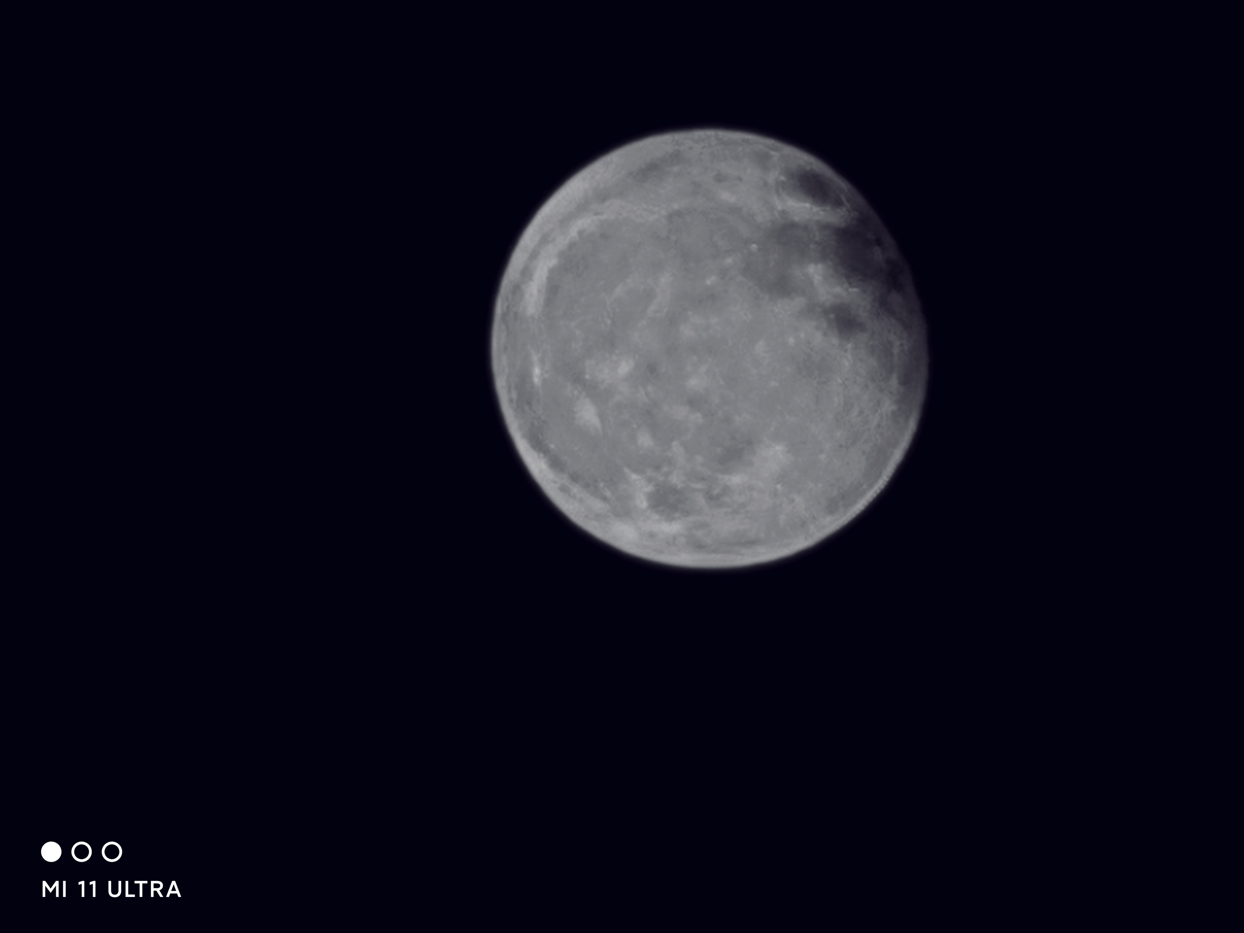 小米11ultra拍月亮 猜猜哪张是未加滤镜的 - 小米社区