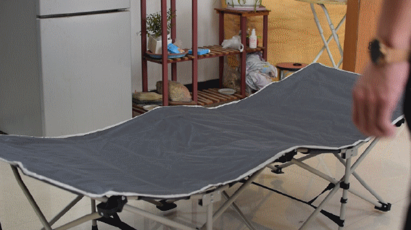 8H新品午休折叠床，1秒收纳，办公户外随心躺