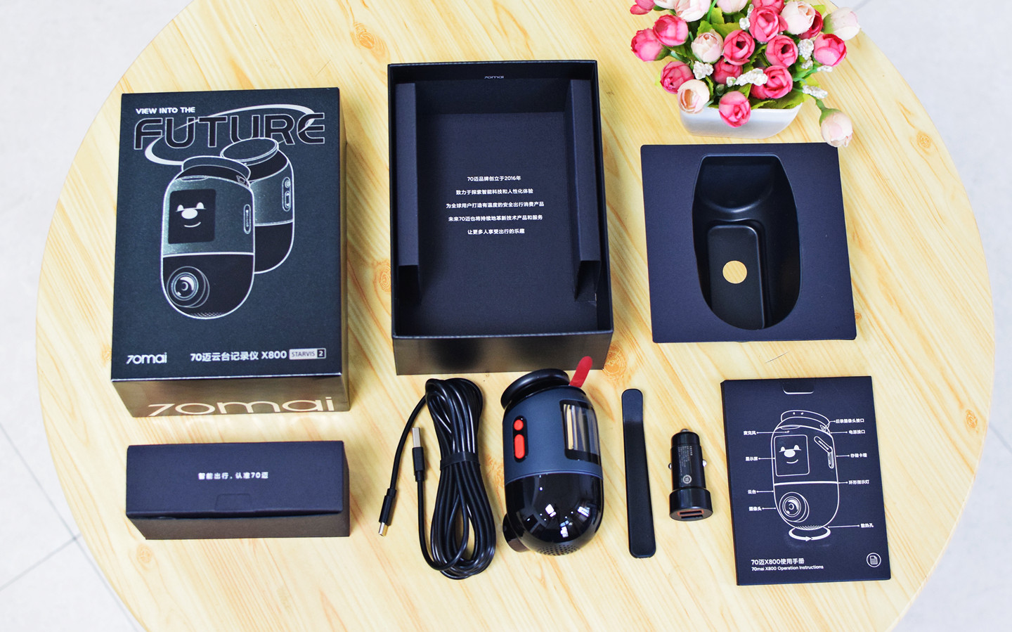 70迈云台记录仪X800：全方位转动+4K 60帧，这个功能太好玩了