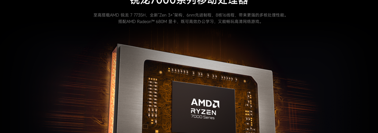 XIAOMI/小米笔记本电脑 REDMI Book 14 锐龙版 R5-7535H/16GB/512GB轻薄办公笔记本插图5