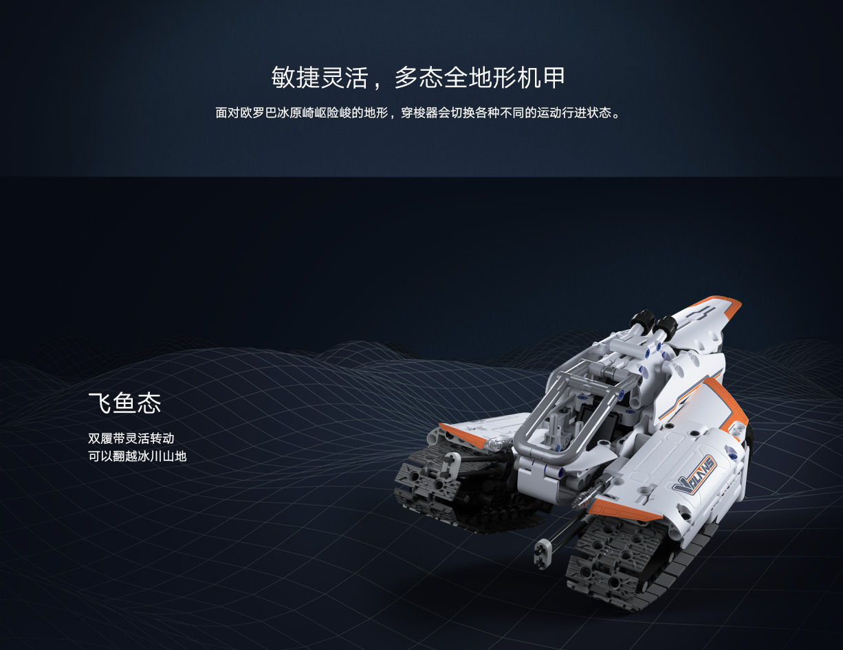 智能积木 飞鱼座穿梭器