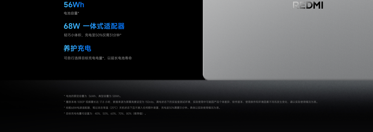 XIAOMI/小米笔记本电脑 REDMI Book 14 锐龙版 R5-7535H/16GB/512GB轻薄办公笔记本插图11