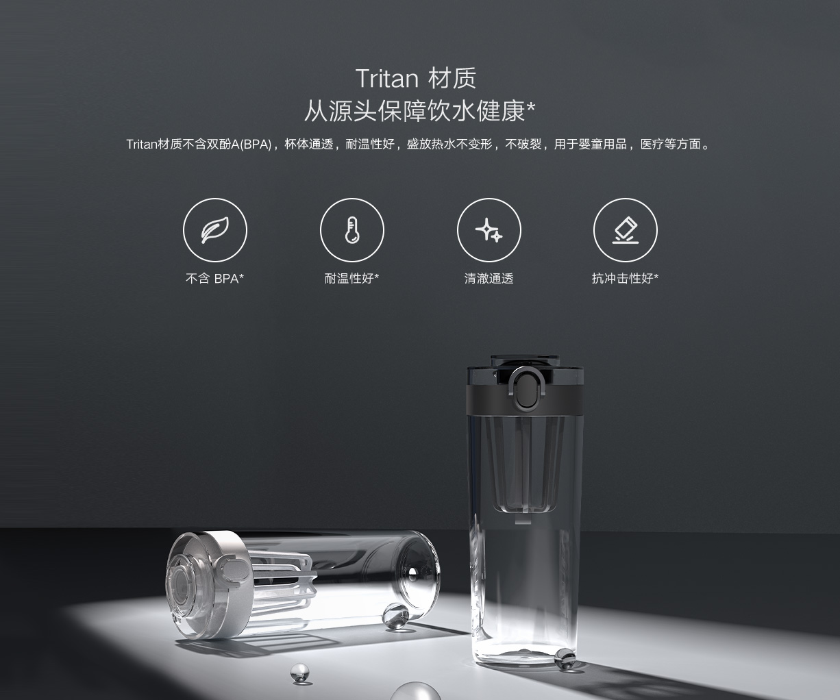 米家tritan水杯立即购买-小米商城