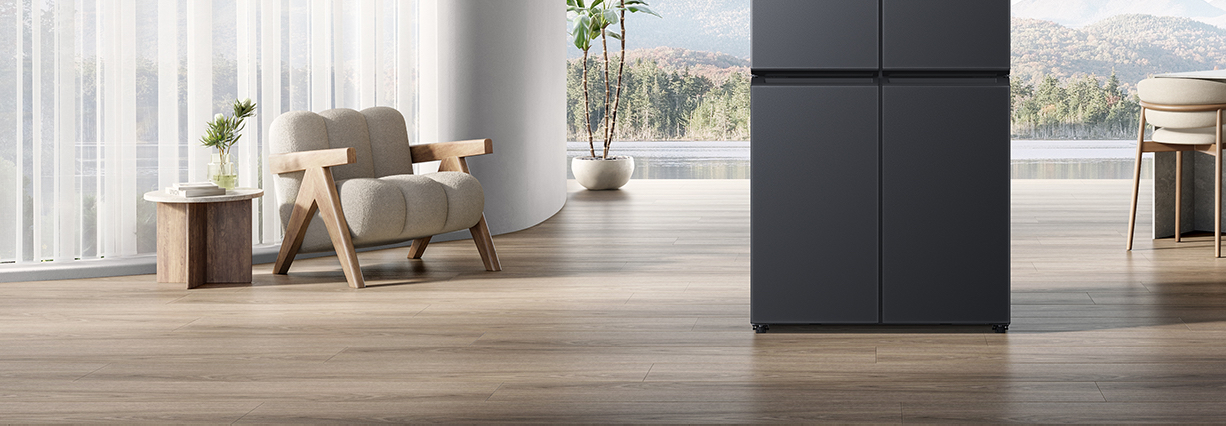 米家冰箱 十字对开门520l 墨羽岩