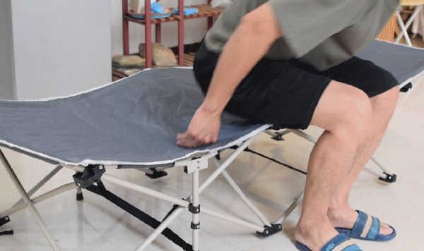 8H新品午休折叠床，1秒收纳，办公户外随心躺