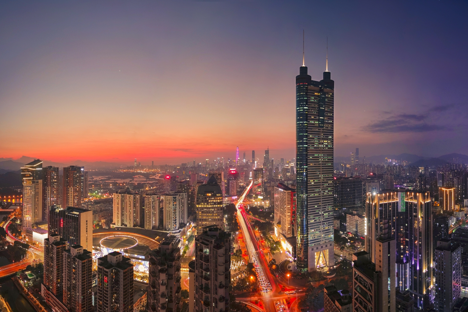 小米手机镜头下的深圳夜色(第三篇)91 shot on mi 9,red