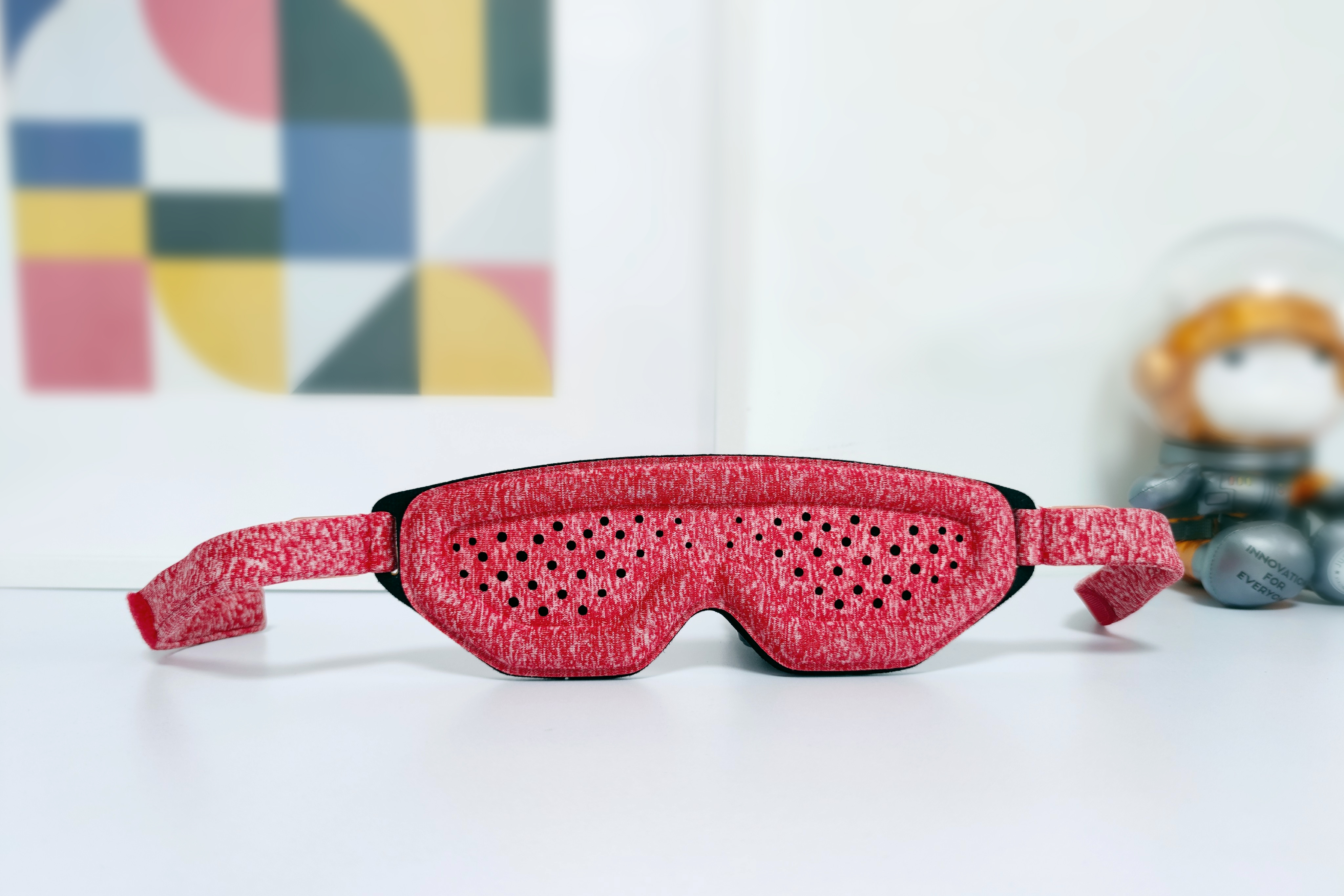 专为上班族设计3d无感佩戴石墨烯热敷酷轻松眼罩体验