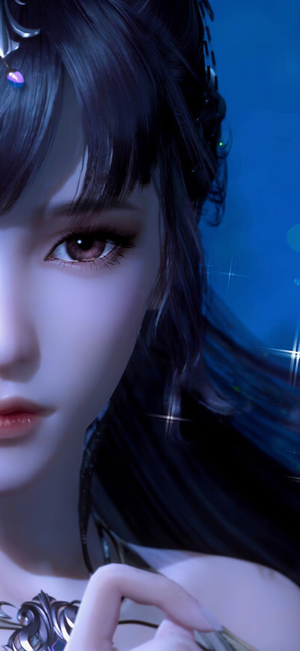 斗罗大陆新版小舞,一张锁屏一张桌面.