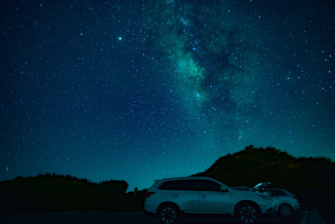 尼康d800拍摄的星空vs小米cc9pro拍摄的星空