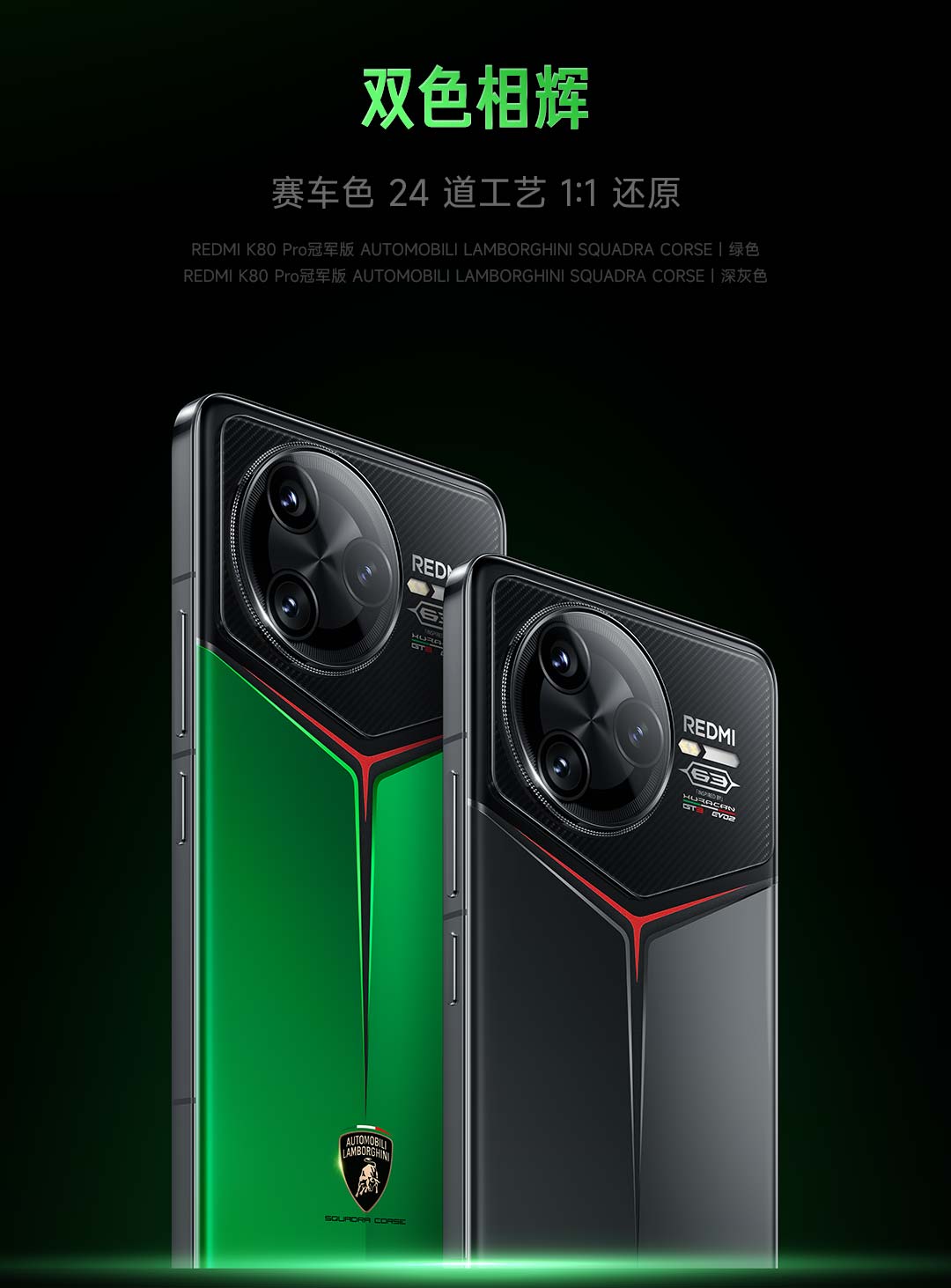 Xiaomi Redmi K80 Pro Lamborghini Edition, 16GB+1TB Limited Edition Phone (Chinese Version) 7